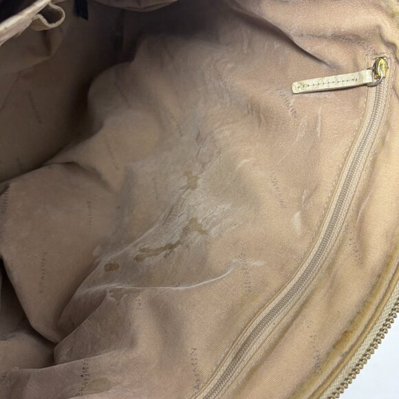 Brahmin cream Duxbury satchel bag embossed leather - Picture 10 of 16